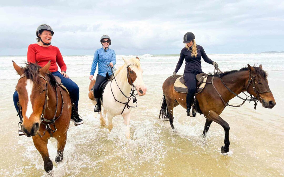 Horse Riding On The Beach